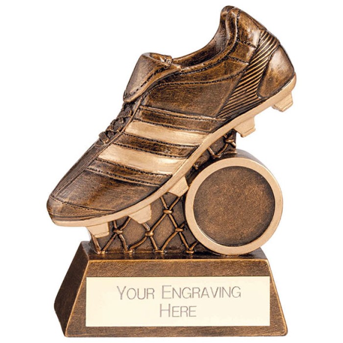 SCORCHER FOOTBALL RESIN TROPHY - 10.5CM